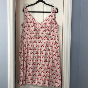 Flamingo Hearts Dress